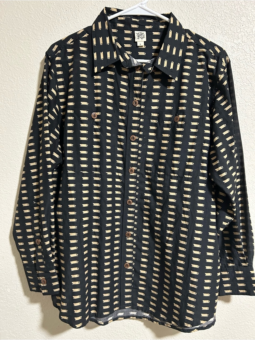 ivy jane Black and Cream Button Down Shirt